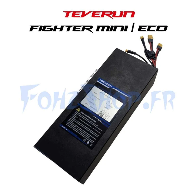 Batterie 52V 20Ah pour Teverun Fighter Mini 2024 & Eco 2025 - Vue 1