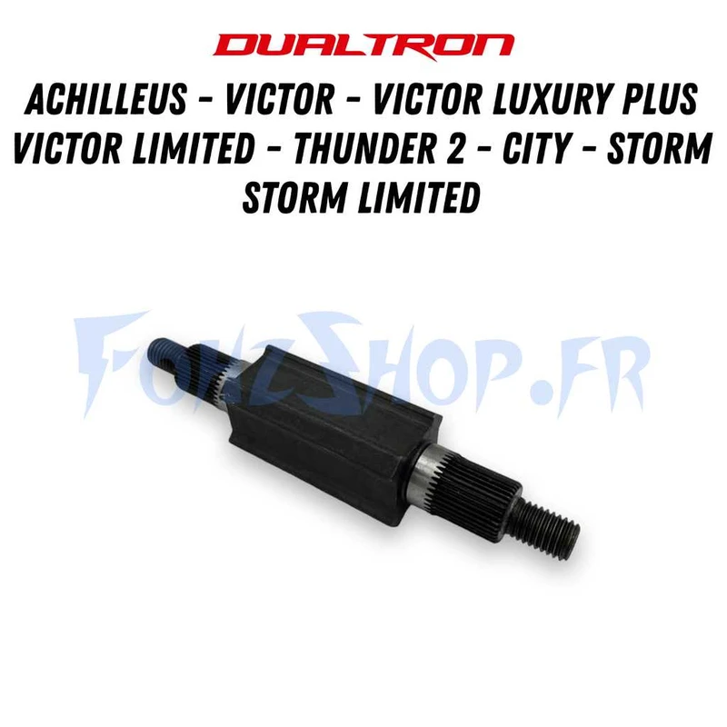 Axe d'amortisseur 66mm avant/arrière pour Dualtron Achilleus, Victor, Victor Luxury +, Victor Limited, Thunder 2, City, Storm & Storm Limited - Vue 1