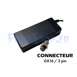 Chargeur 48V > 54.6V / 2A (connecteur GX16-3P) - Vista 1