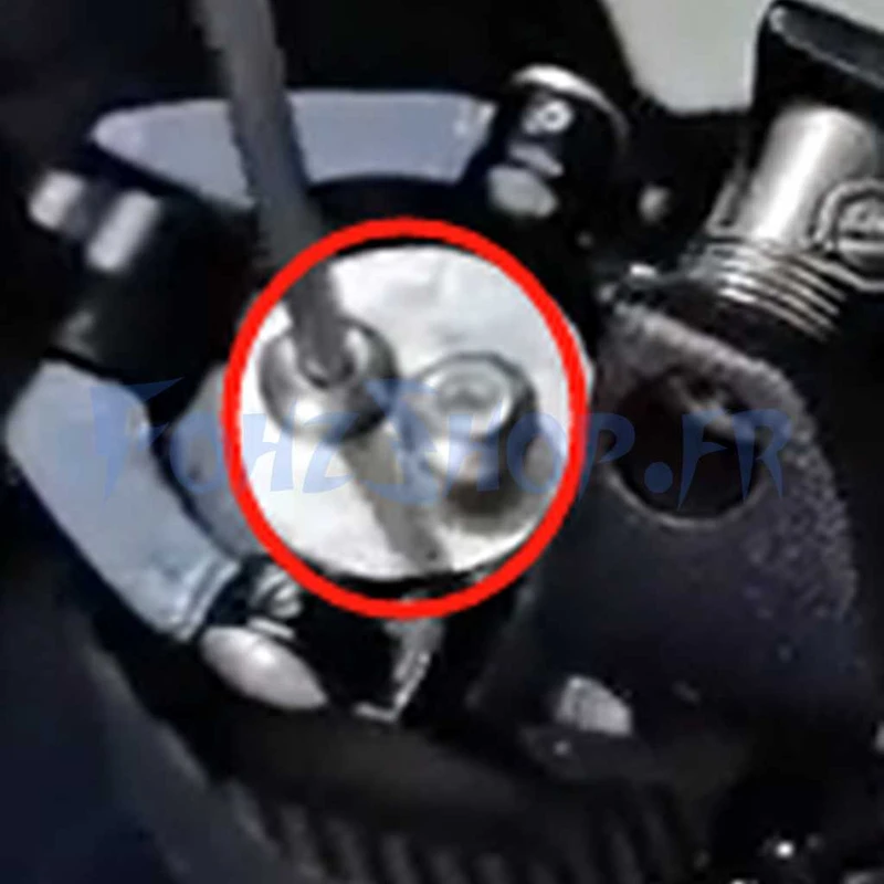 Kit vis + rondelles + roulements pour bras de fourche Teverun 7260R 2025 - Vue 2