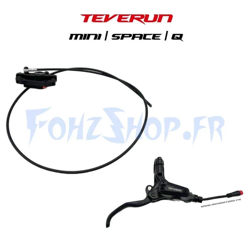 Kit complet de frein hydraulique avant pour Teverun Fighter Mini, Space & Fighter Mini Q Pro +