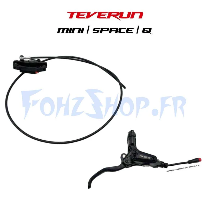 Kit complet de frein hydraulique avant pour Teverun Fighter Mini, Space & Mini Q - Vue 1