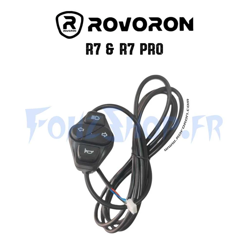 Přepínač blinkrů/klaksonu/světla pro Rovoron R7 & R7 Pro - Pohled 1