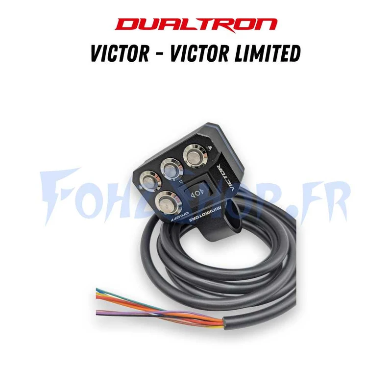 Commodo phare/clignotant/LED/klaxon/warning pour Dualtron Victor & Victor Limited - Vue 2