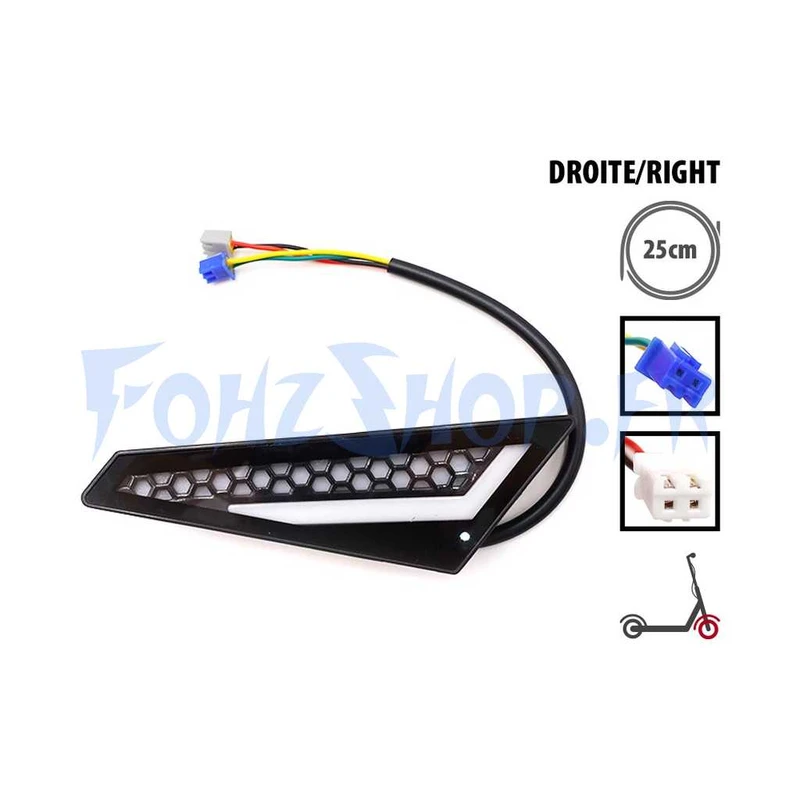 Kit luce anteriore destro per Kukirin T3 - Vista 1