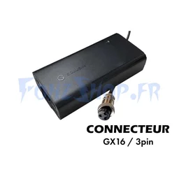 Chargeur 72V > 84V / 2A (connecteur GX16-3P) - Vue 1