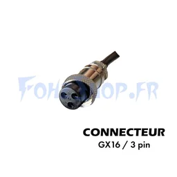 Chargeur 72V > 84V / 2A (connecteur GX16-3P) - Vue 2