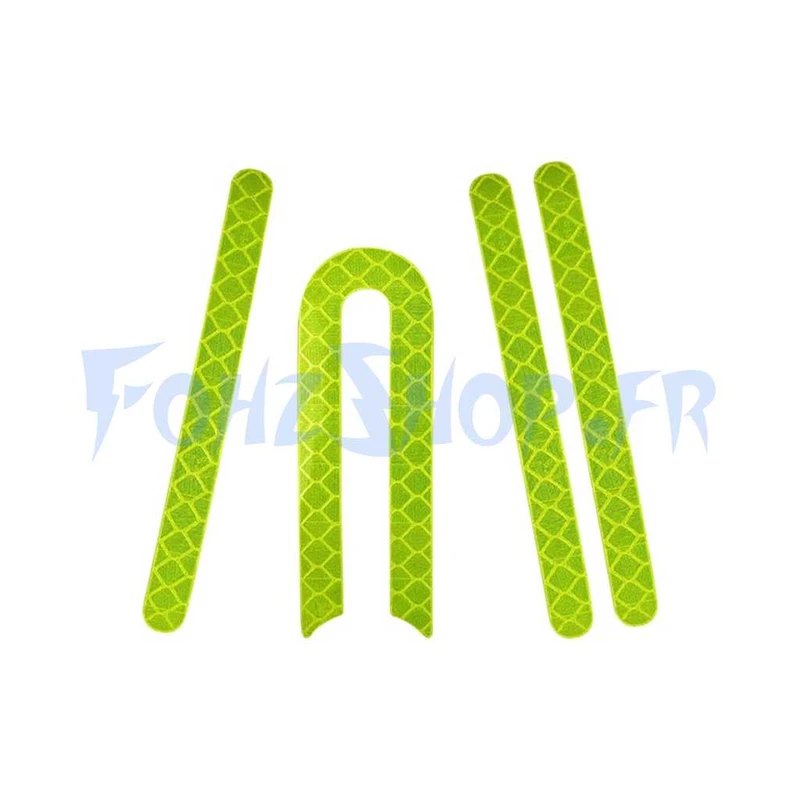 Stickers cache axe de roue Xiaomi M365 & M365 Pro fluo - Vue 1