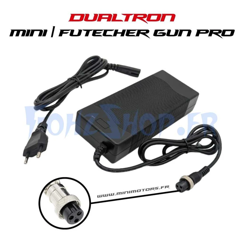 Chargeur 58,1V 2Ah V1 pour Dualtron Mini & Futecher Gun Pro (52V) - Vue 1
