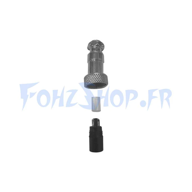 Prise GX12 3 pins femelle x5 pcs - Vista 2