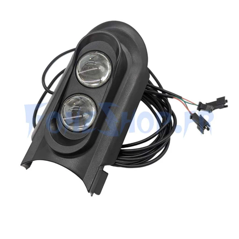 Cache de phare avec phare haut/bas assemblés pour Dualtron Pop - Vue 1