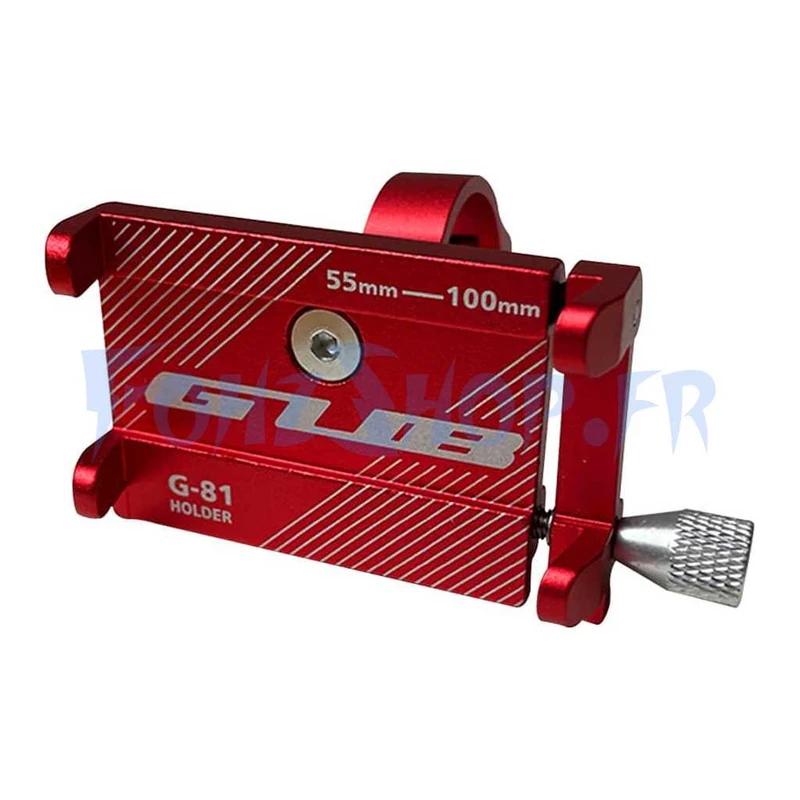 Support téléphone GUB G81 rouge - Vue 1