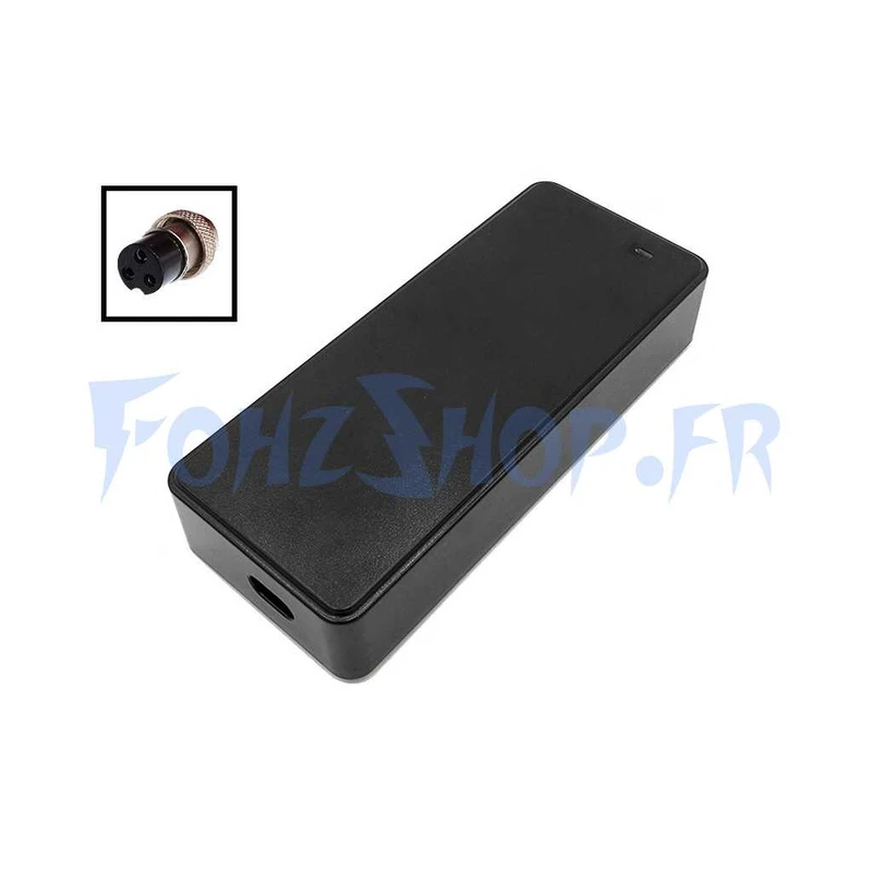 Chargeur 48V > 54.6V / 3A GX16-3P - Vista 1