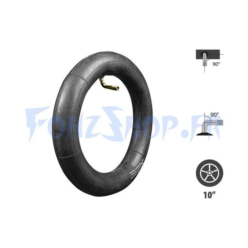 Chambre à air 10x2-2.125 classique avec valve 90°x90° - Vue 1
