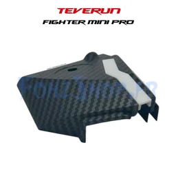 Cache protection LED deck avant gauche / arrière droit effet carbone pour Teverun Fighter Mini Pro 2025 - Vue 2