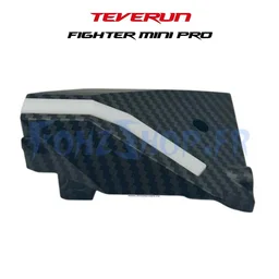 Cache protection LED deck avant gauche / arrière droit effet carbone pour Teverun Fighter Mini Pro 2025 - Vue 3