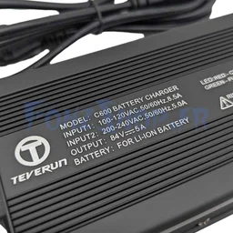 Chargeur rapide 84V 5A V2 pour Teverun Fighter Supreme & 7260R - Vue 3