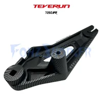Bras de fourche avant gauche / arrière droit effet carbone pour Teverun 7260R 2025 - Vue 2