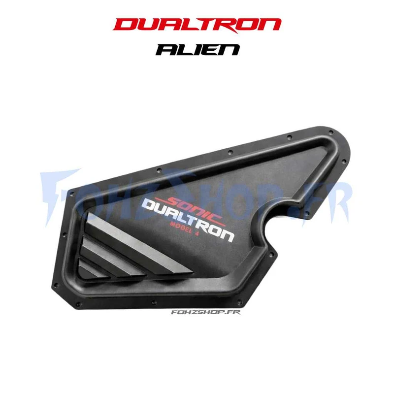 Cache droit de boîtier de colonne de direction noir pour Dualtron Alien - Vue 1