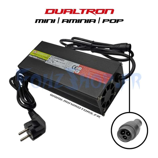 Chargeur rapide 58,1V 7A pour Dualtron Mini, Mini Limited, Mini Special, Aminia, Pop, Teverun Fighter Mini Q, Teverun Fighter Mini Q Pro, Teverun Fighter Mini Q Pro +, Teverun Space & Teverun Space Lite
