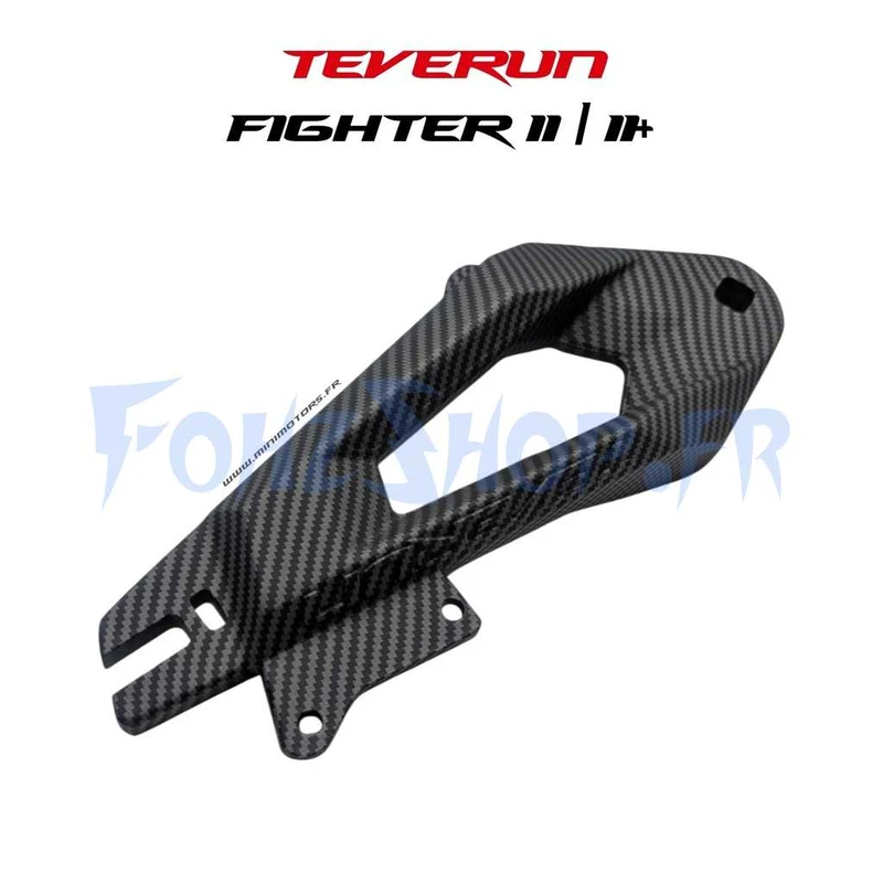 Bras de fourche avant gauche & arrière droit effet carbone pour Teverun Fighter 11 & 11+ 2026 - Vue 1