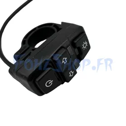 Commodo power, clignotants et phares pour Dualtron Togo - Vue 3