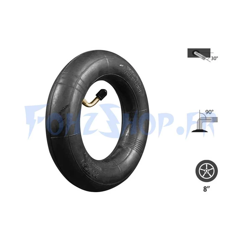 Chambre à air 200x50 classique avec valve 30°x90° - Vue 1