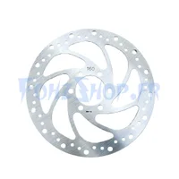 Disque renforcé 160mm entraxe 48mm pour Dualtron Thunder, Bronco, HaloKnight T107 Pro, etc... - Vue 1