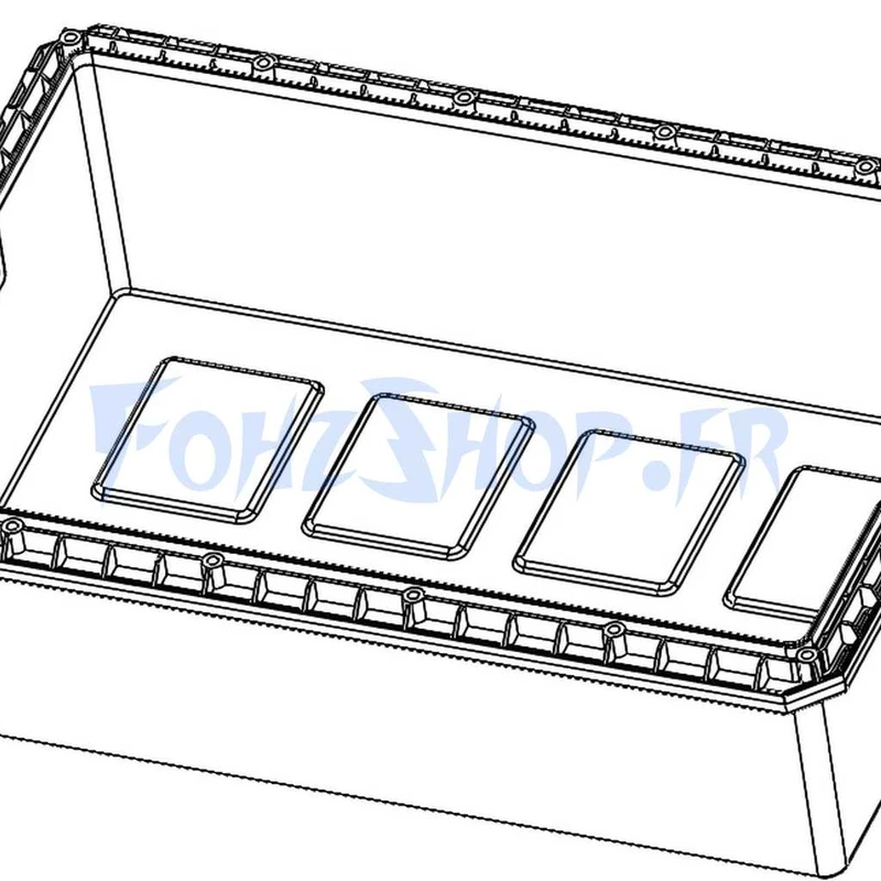 Caja de batería para Rovoron R7 y R7 Pro - Vista 1