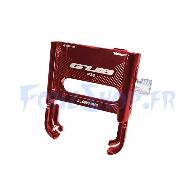 Support téléphone GUB P30 rouge - Vue 1