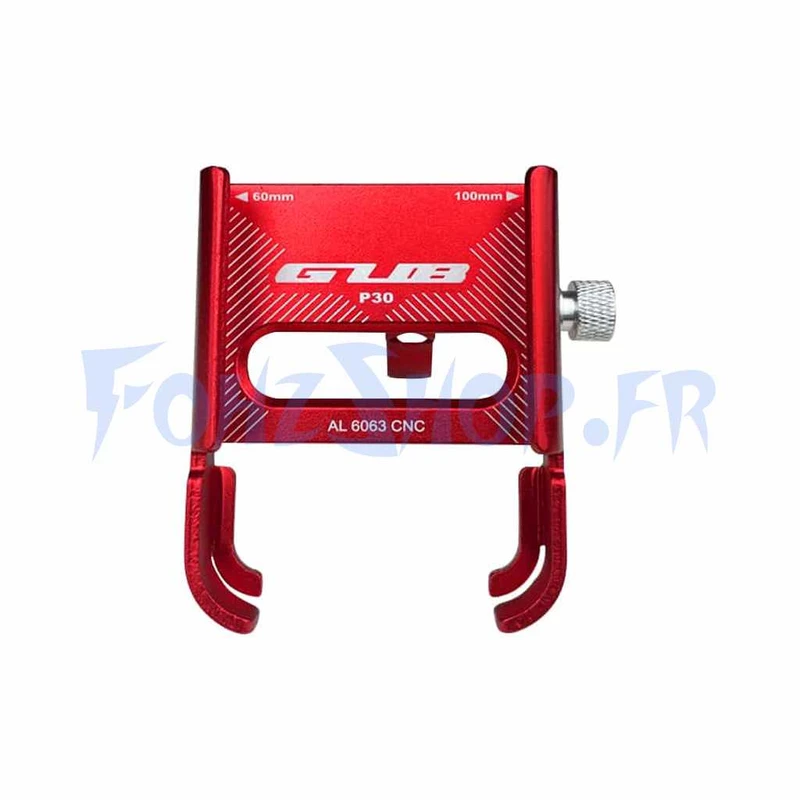 Support téléphone GUB P30 rouge - Vue 3