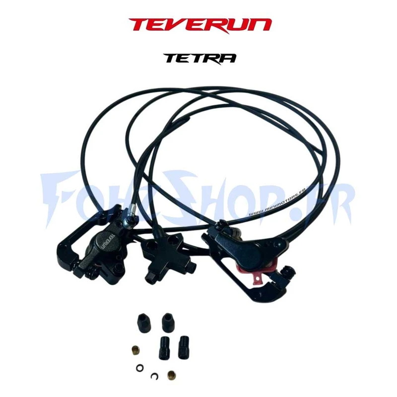 Étrier de frein avec durite arrière pour Teverun Tetra - Vue 1