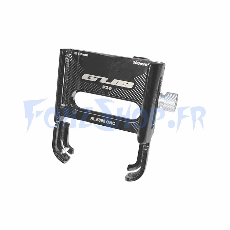 Support téléphone GUB P30 titane - Vue 1