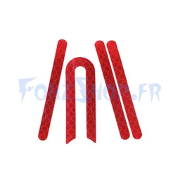 Stickers cache axe de roue Xiaomi M365 & M365 Pro rouge - Vue 2