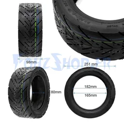 Pneu CST tubeless 90/65 R6.5 route - Vue 2