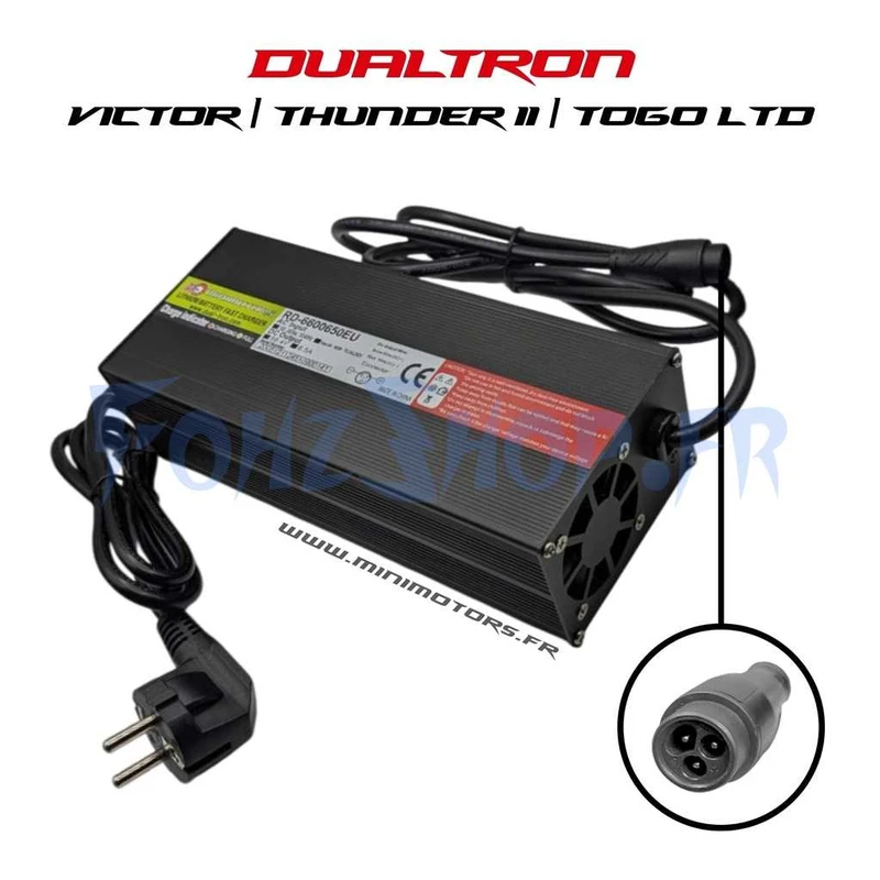 Chargeur rapide 66V 6,5A pour Dualtron (Batterie 60V) (V2) - Vue 1