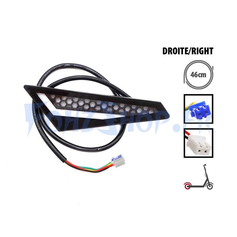 Conjunto de luz trasera derecha para Kukirin T3 - Vista 1