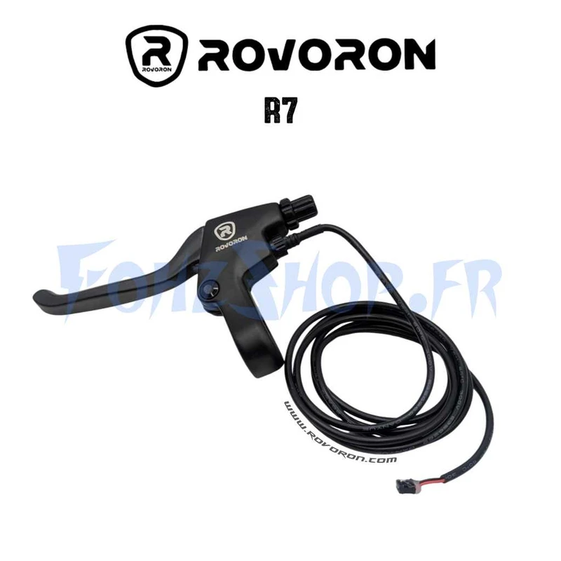 Levá brzdová páčka pro Rovoron R7 - Pohled 1