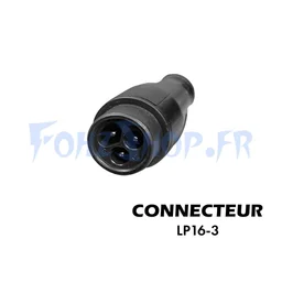 Pack chargeur 52V > 58.8V / 2A (connecteur LP16-3) - Vue 2