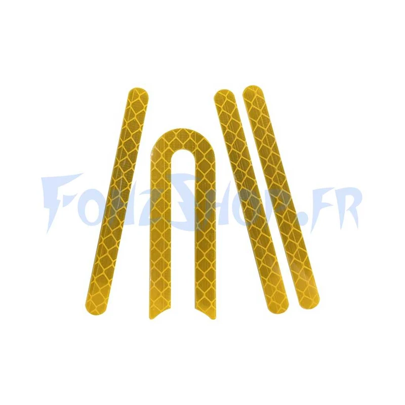 Stickers cache axe de roue Xiaomi M365 & M365 Pro jaune - Vue 1