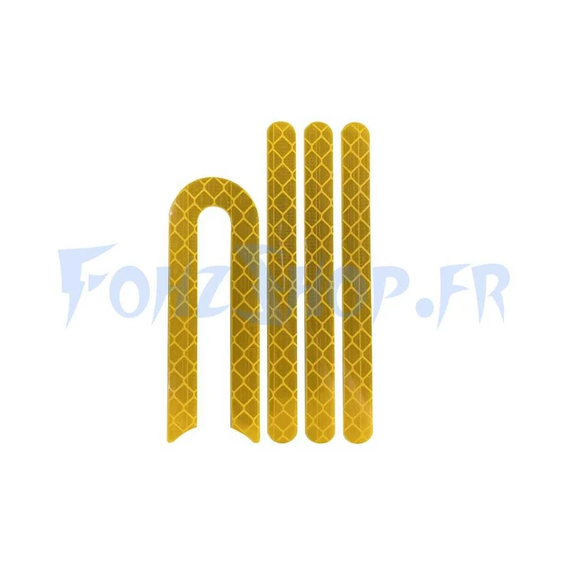 Stickers cache axe de roue Xiaomi M365 & M365 Pro jaune - Vue 2